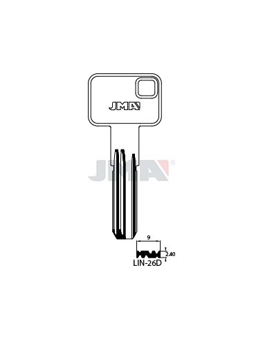 LLAVE JMA SEGUR. LIN 26D