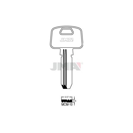 LLAVE JMA SEGUR. MCM 10 LATON
