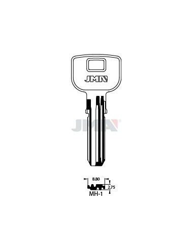LLAVE JMA SEGUR. MH 1 LATON