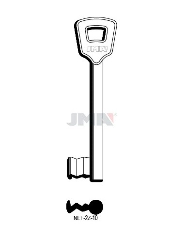 LLAVE JMA SEGUR. NEMEF 10 (ERREBI) (NEF 2Z10)