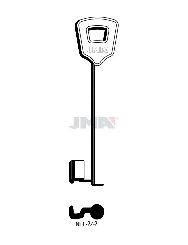 LLAVE JMA SEGUR. NEMEF 2 (ERREBI) (NEF 2Z2)