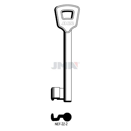 LLAVE JMA SEGUR. NEMEF 2 (ERREBI) (NEF 2Z2)