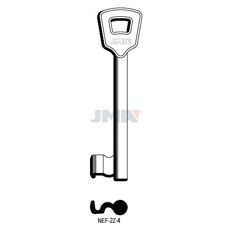 LLAVE JMA SEGUR. NEMEF 4 (ERREBI) (NEF 2Z4)