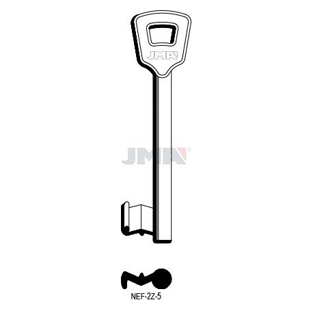 LLAVE JMA SEGUR. NEMEF 5 (ERREBI) (NEZ 2Z5)