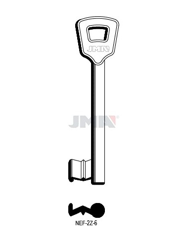 LLAVE JMA SEGUR. NEMEF 6 (ERREBI) (NEF 2Z6)