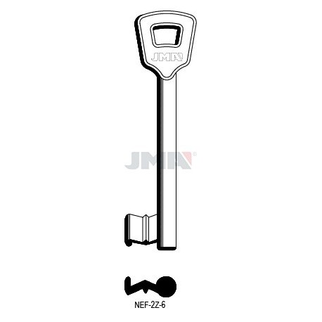 LLAVE JMA SEGUR. NEMEF 6 (ERREBI) (NEF 2Z6)