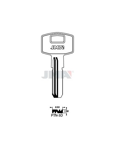 LLAVE JMA SEGUR. PTN 3D
