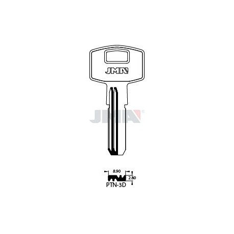 LLAVE JMA SEGUR. PTN 3D
