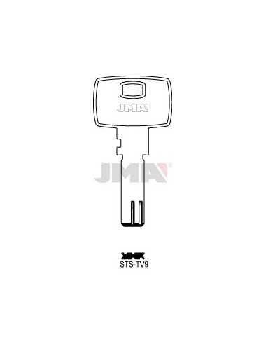 LLAVE JMA SEGUR. STS TV9 ALPACA