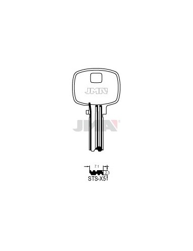 LLAVE JMA SEGUR. STS X5 ALPACA