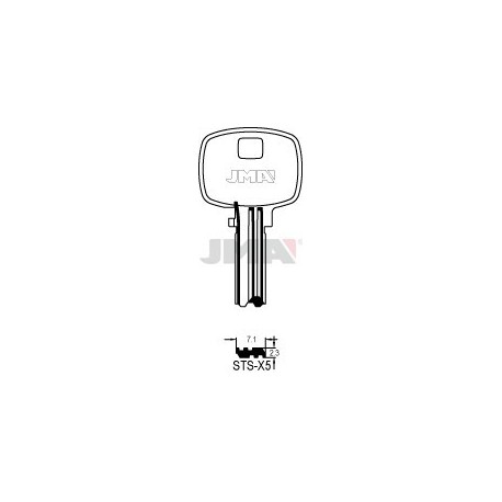 LLAVE JMA SEGUR. STS X5 ALPACA