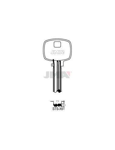LLAVE JMA SEGUR. STS X6