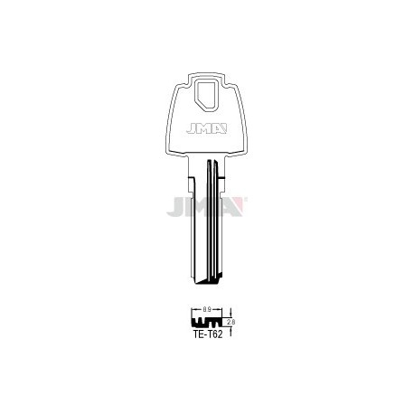 LLAVE JMA SEGUR. TE T62
