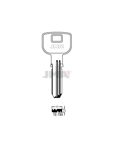 LLAVE JMA SEGUR. TE T80