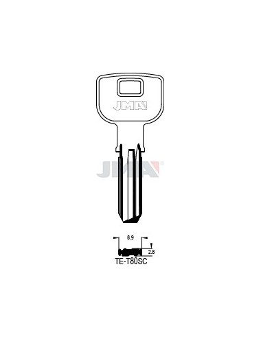 LLAVE JMA SEGUR. TE T80 SC