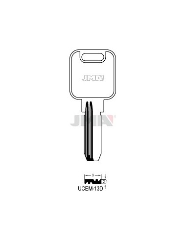 LLAVE JMA SEGUR. UCEM 13D ALPACA