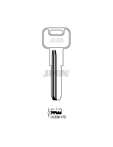 LLAVE JMA SEGUR. UCEM 17D