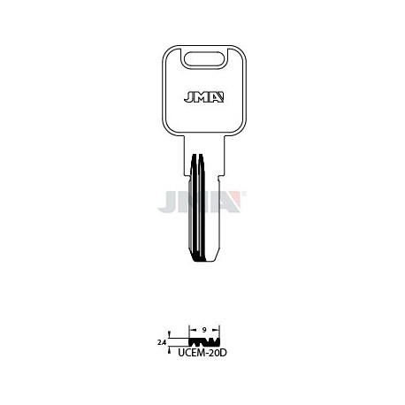 LLAVE JMA SEGUR. UCEM 20D