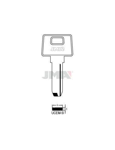 LLAVE JMA SEGUR. UCEM 5I ALPACA