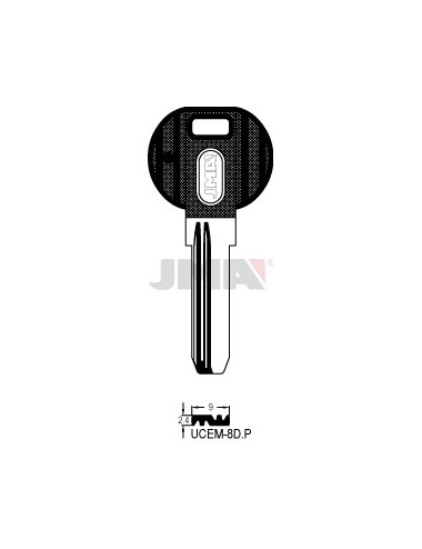 LLAVE JMA SEGUR. UCEM 8D.P
