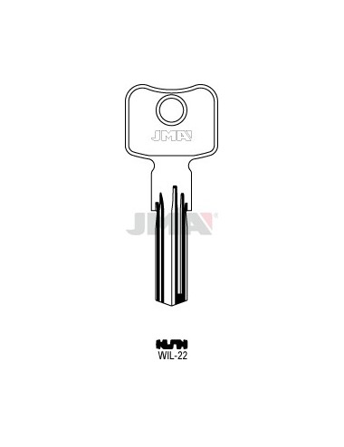 LLAVE JMA SEGUR. WIL 22 (WI100)