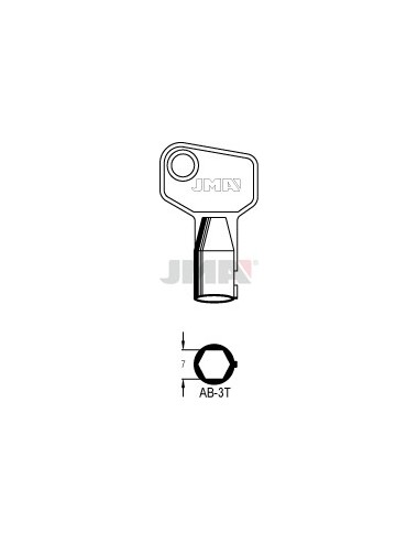 LLAVE JMA TUBULAR AB 3T