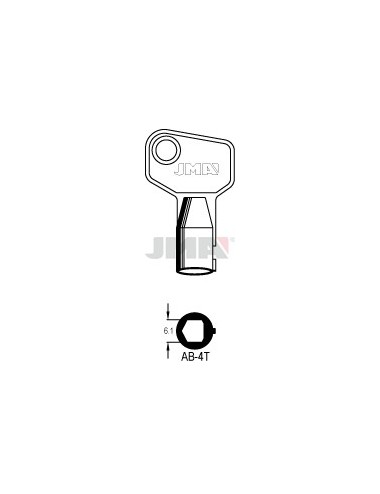 LLAVE JMA TUBULAR AB 4T