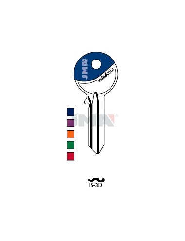 LLAVE JMA WINDCOLOR ACERO IS 3D