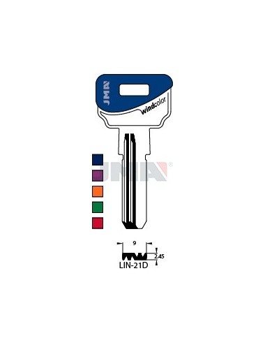 LLAVE JMA WINDCOLOR LIN 21D