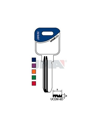 LLAVE JMA WINDCOLOR UCEM 8D