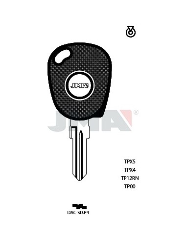LLAVE JMA TP 00 DAC 3D.P