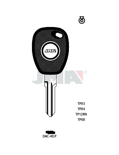 LLAVE JMA TP 00 DAC 4D.P