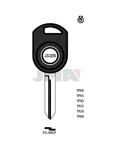 LLAVE JMA TP 00 FO 30D.P