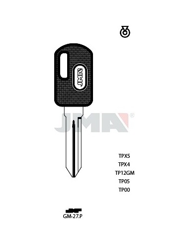 LLAVE JMA TP 00 GM 27.P