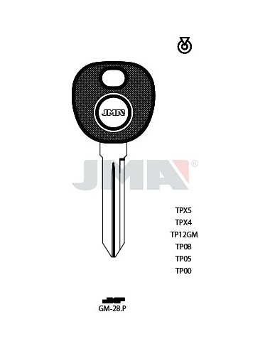 LLAVE JMA TP 00 GM 28.P