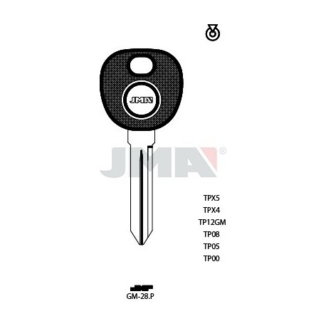 LLAVE JMA TP 00 GM 28.P