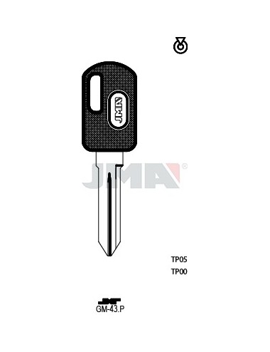 LLAVE JMA TP 00 GM 43.P