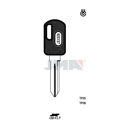 LLAVE JMA TP 00 GM 43.P