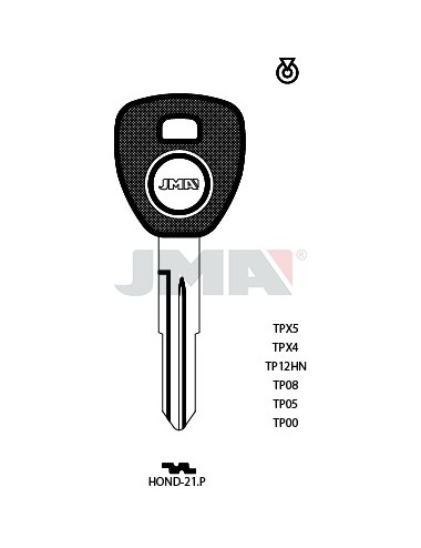 LLAVE JMA TP 00 HOND 21.P