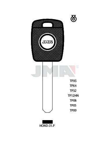 LLAVE JMA TP 00 HOND 31.P