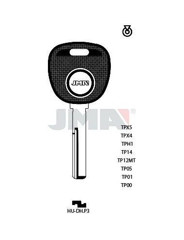 LLAVE JMA TP 00 HU DH.P3