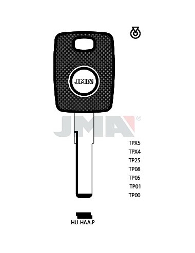 LLAVE JMA TP 00 HU HAA.P
