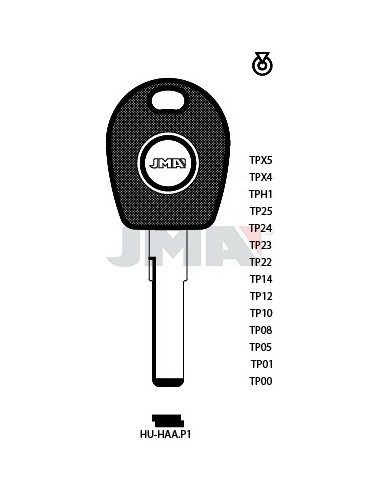 LLAVE JMA TP 00 HU HAA.P1