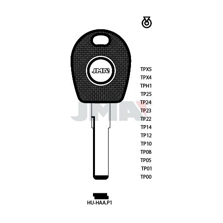LLAVE JMA TP 00 HU HAA.P1