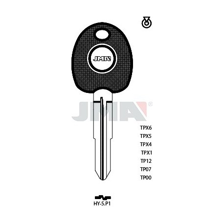 LLAVE JMA TP 00 HY 5.P1