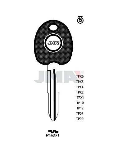 LLAVE JMA TP 00 HY 6D.P1