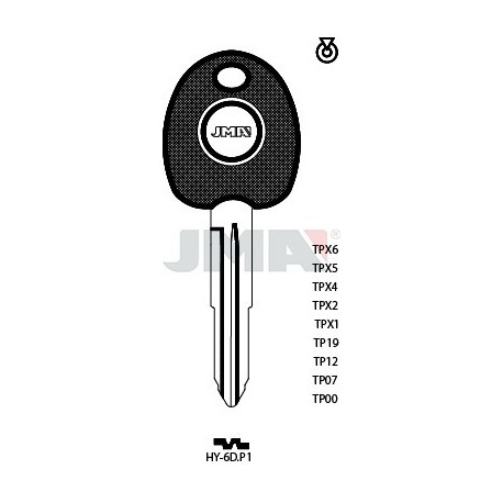 LLAVE JMA TP 00 HY 6D.P1