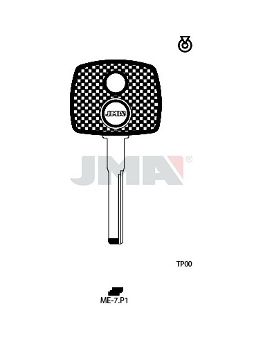 LLAVE JMA TP 00 ME 7.P