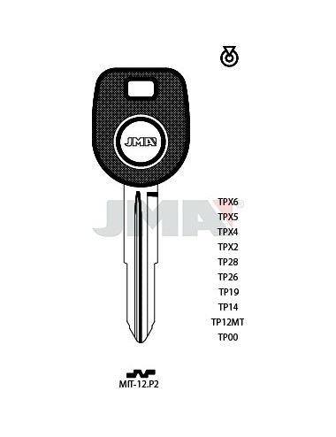 LLAVE JMA TP 00 MIT 12.P2