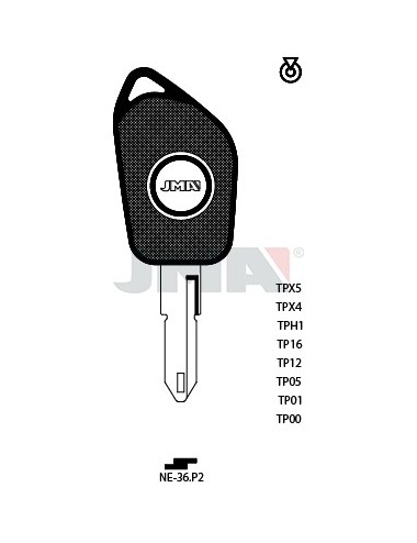 LLAVE JMA TP 00 NE 36.P2